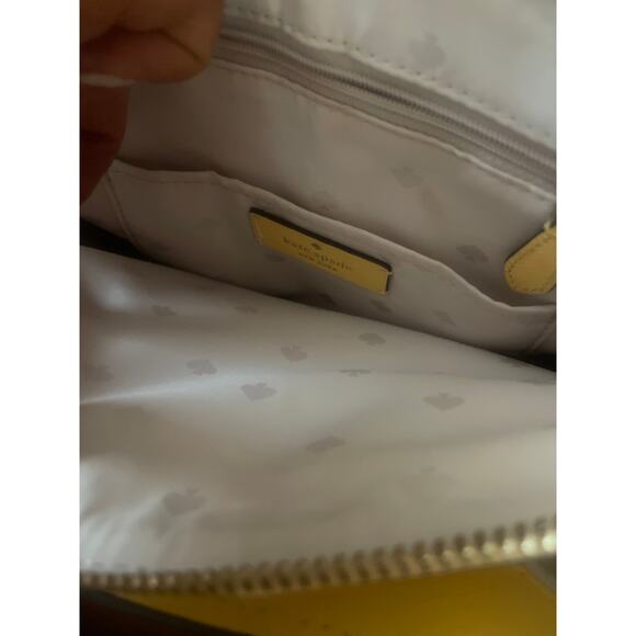 KATE SPADE Margaux Satchel Purse in Daybreak Yellow Crossbody - Picture 6 of 7